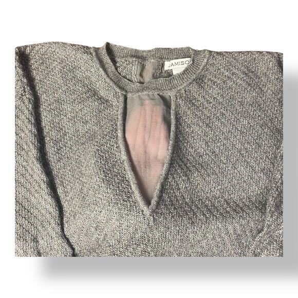 Jamison Cashmere Silk Long Sleeve Sweater‎ Womens Size XS Gray - Picture 5 of 7